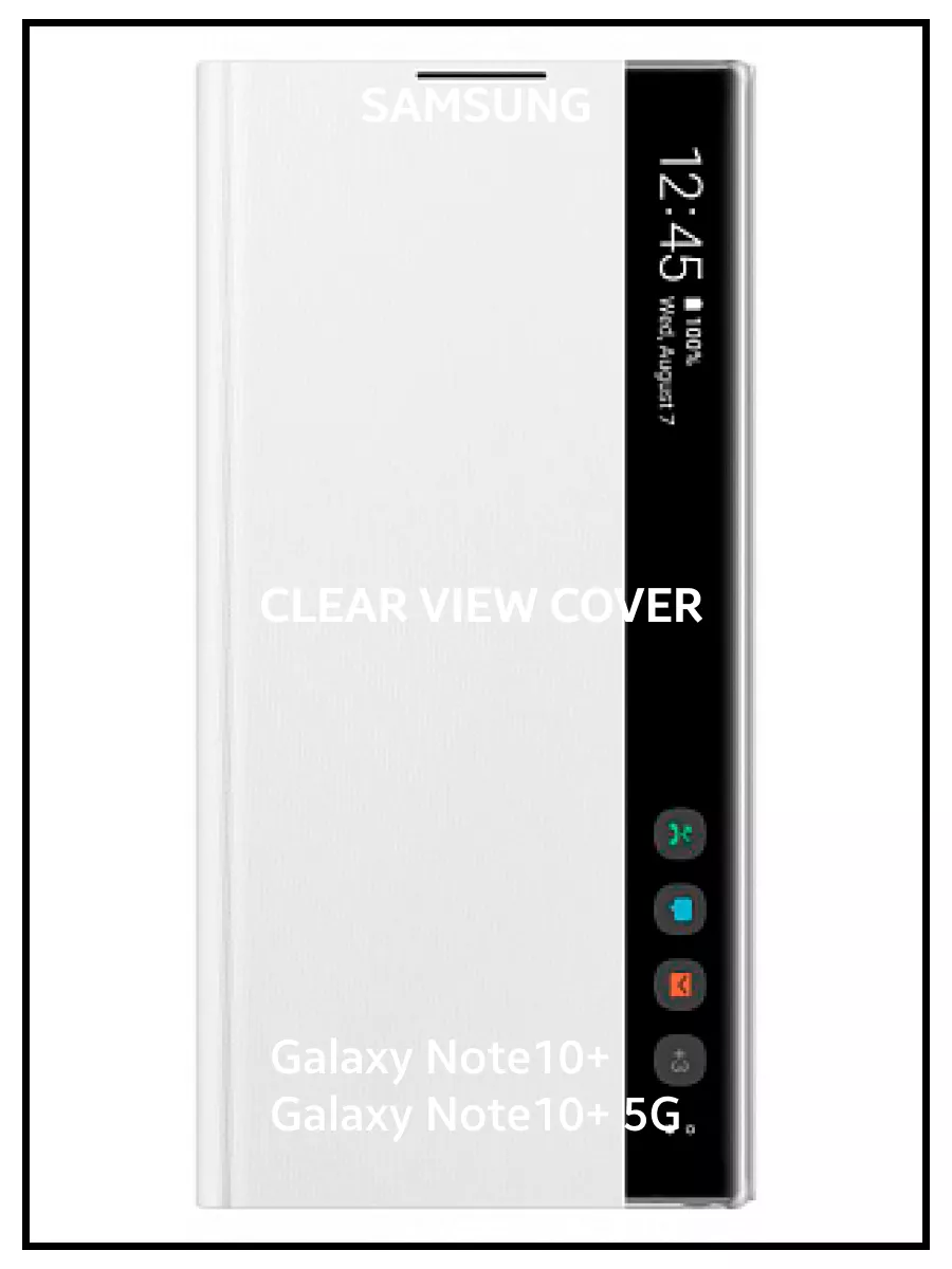 GALAXY Чехол Samsung Smart Clear View Cover для Note 10+ 5G