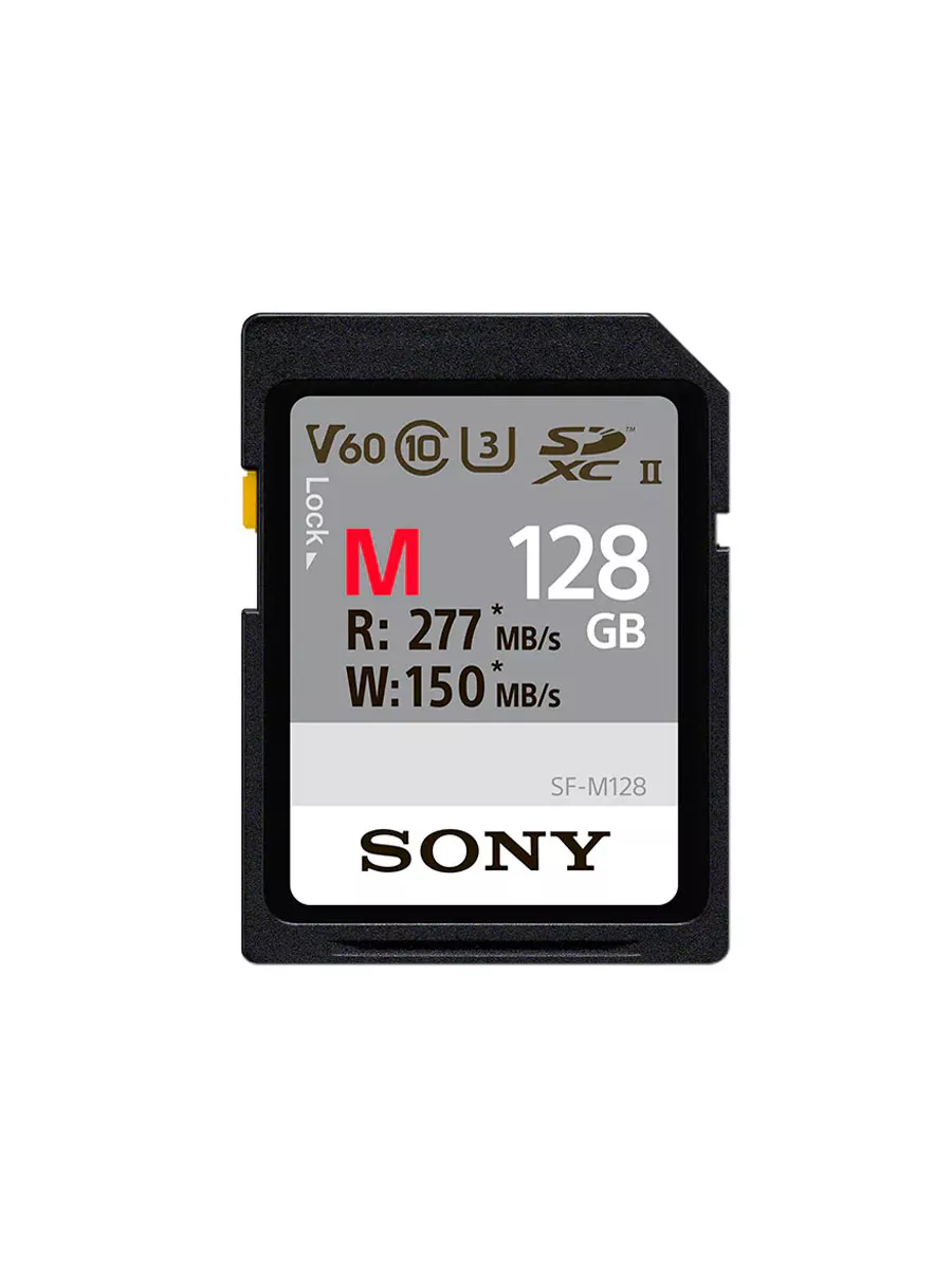 Sony Карта памяти SDXC 128GB UHS-II V60 150 277Mb s SF-M