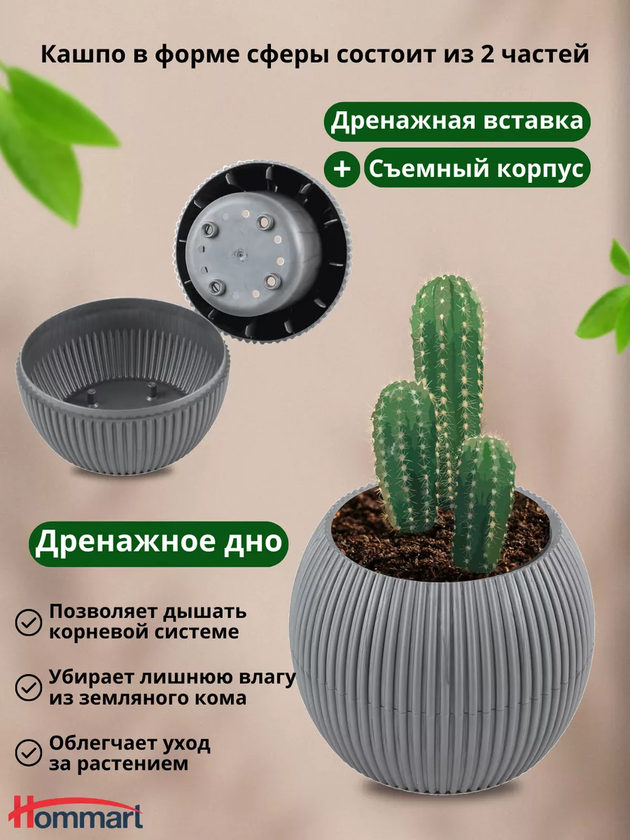 HOMMART GARDEN Набор кашпо 