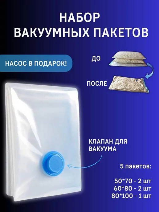 Пакеты вакуумные