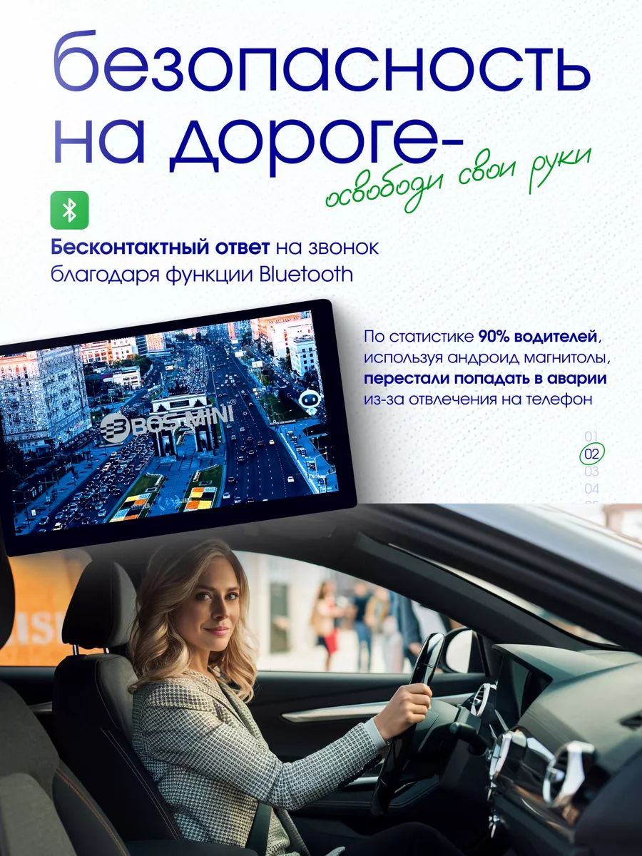 Автомагнитола Android Bos-Mini A1 Pro 4 64 на 9-дюйм BOS_M купить по цене  301,84 р. в интернет-магазине Wildberries в Беларуси | 227019426