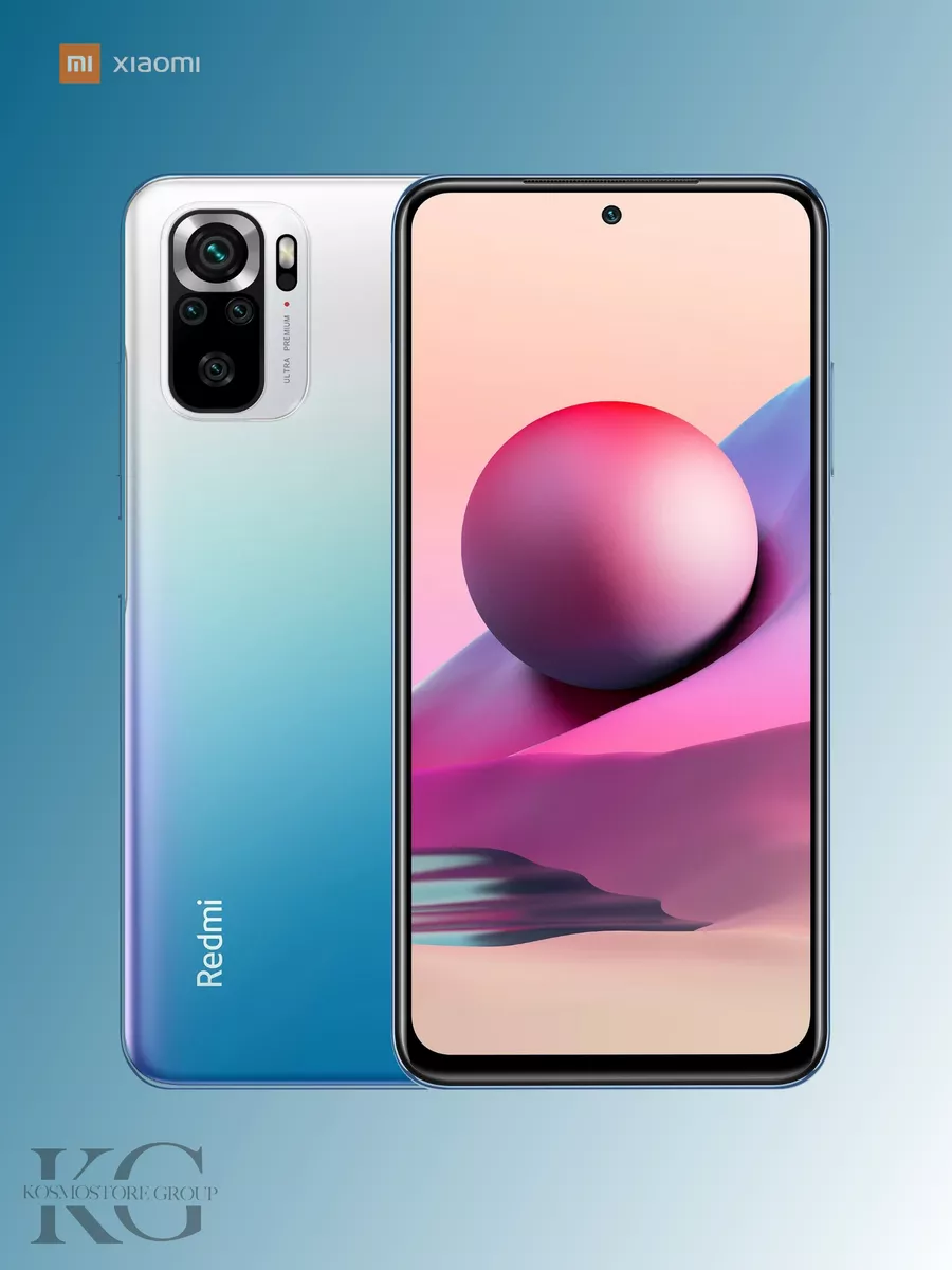 Xiaomi Смартфон Redmi Note 10S 6GB 64GB Blue