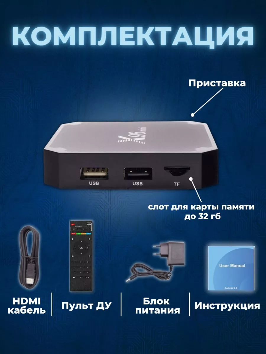 Vontar Smart TV приставка X96 mini