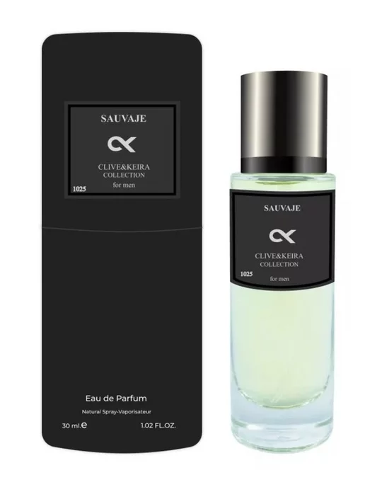 Clive&Keira Парфюмерная вода № 1025 CHRISTIAN DIOR SAUVAGE 30ml