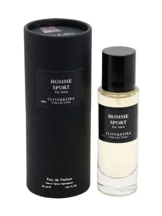 Clive&Keira Парфюмерная вода № 1051 Christian Dior Homme Sport 30 ml