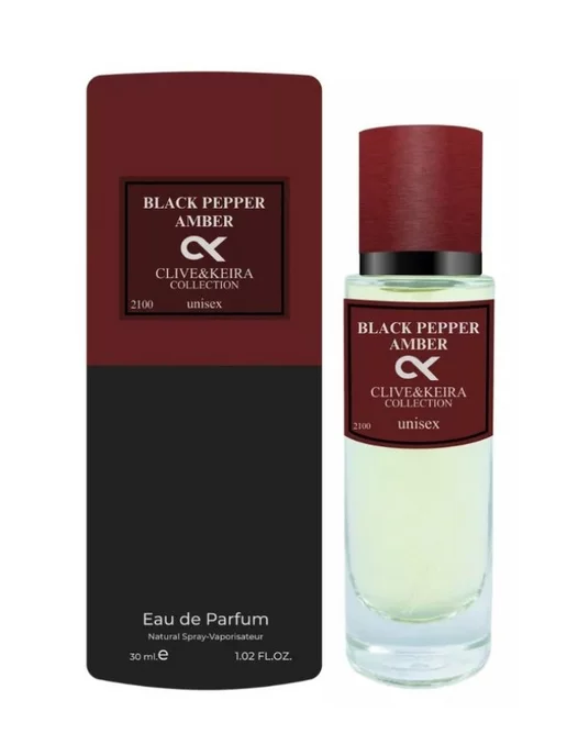 Clive&Keira Парфюмерная вода № 2100 Black Peper Amber Neroli ZIEL 30 ml