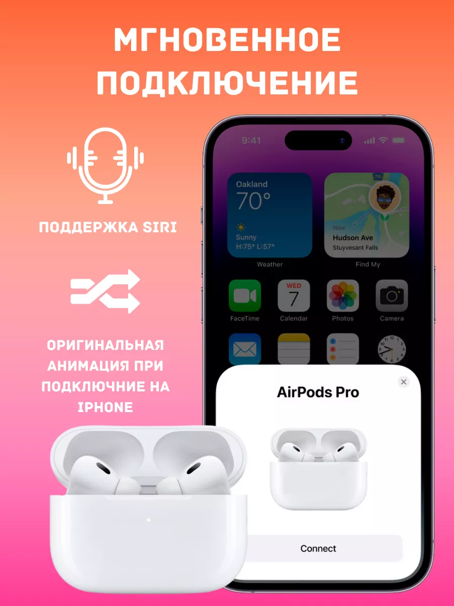 Наушники беспроводные для iPhone Android airpods купить по цене 18,96 р. в  интернет-магазине Wildberries в Беларуси | 232574305