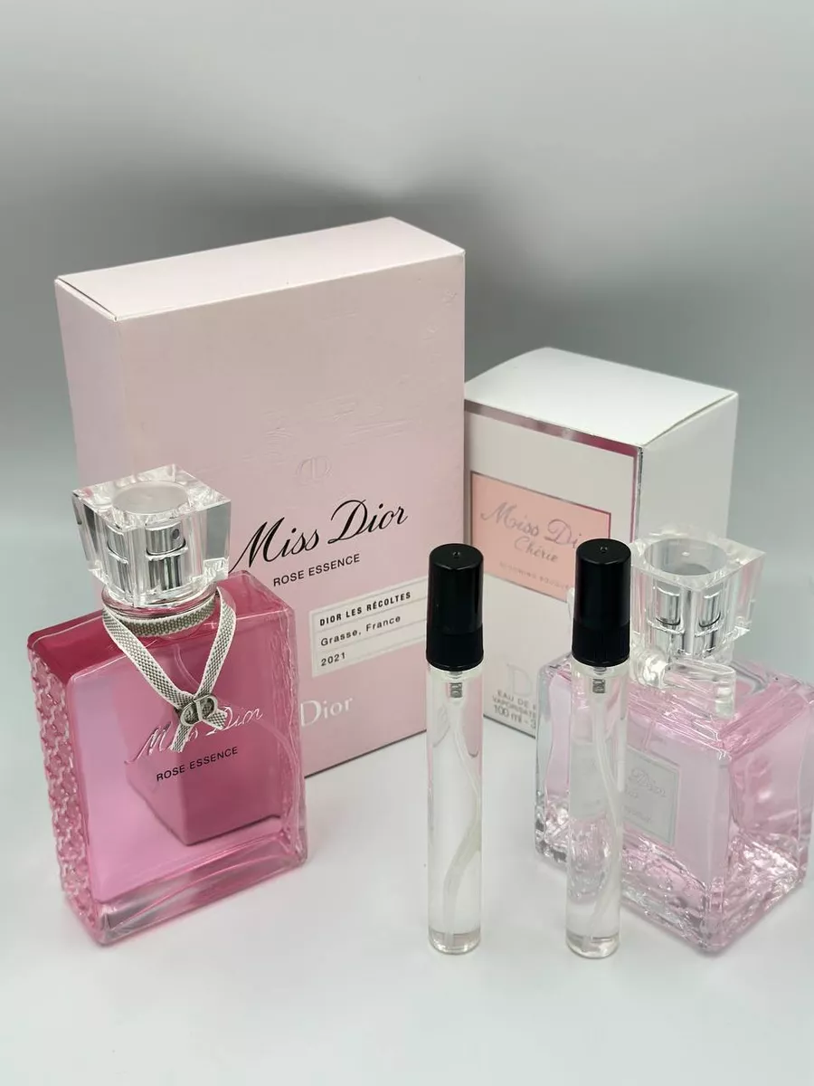 Miss Dior Rose Essence, Dior Cherie 2 отливанта, 20 мл Дом парфюма купить  по цене 918 ₽ в интернет-магазине Wildberries | 233717514