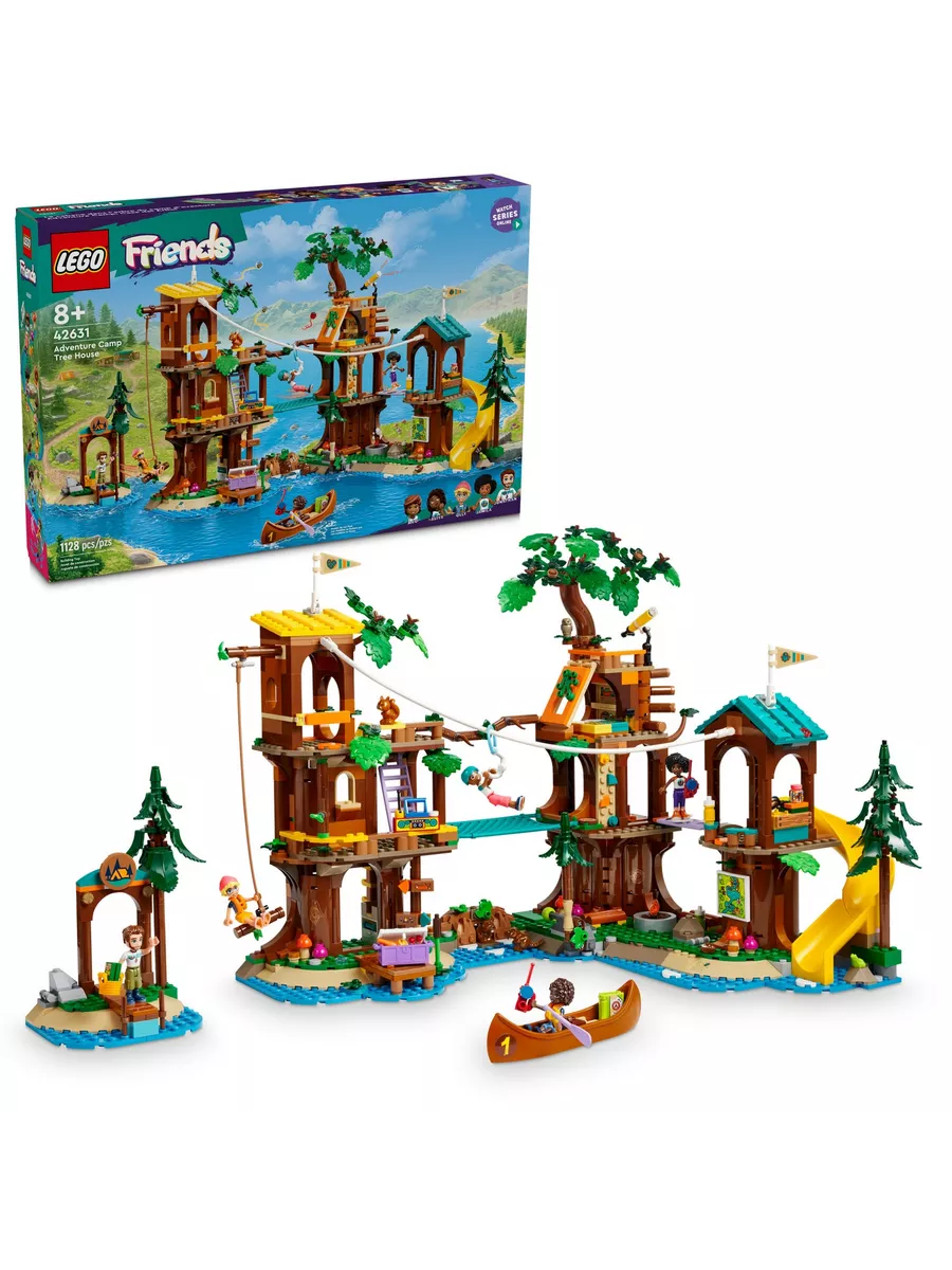 Конструктор LEGO Friends 42631 Домик на дереве для кемпинга LEGO (Лего)  купить по цене 20 911 ₽ в интернет-магазине Wildberries | 236284896