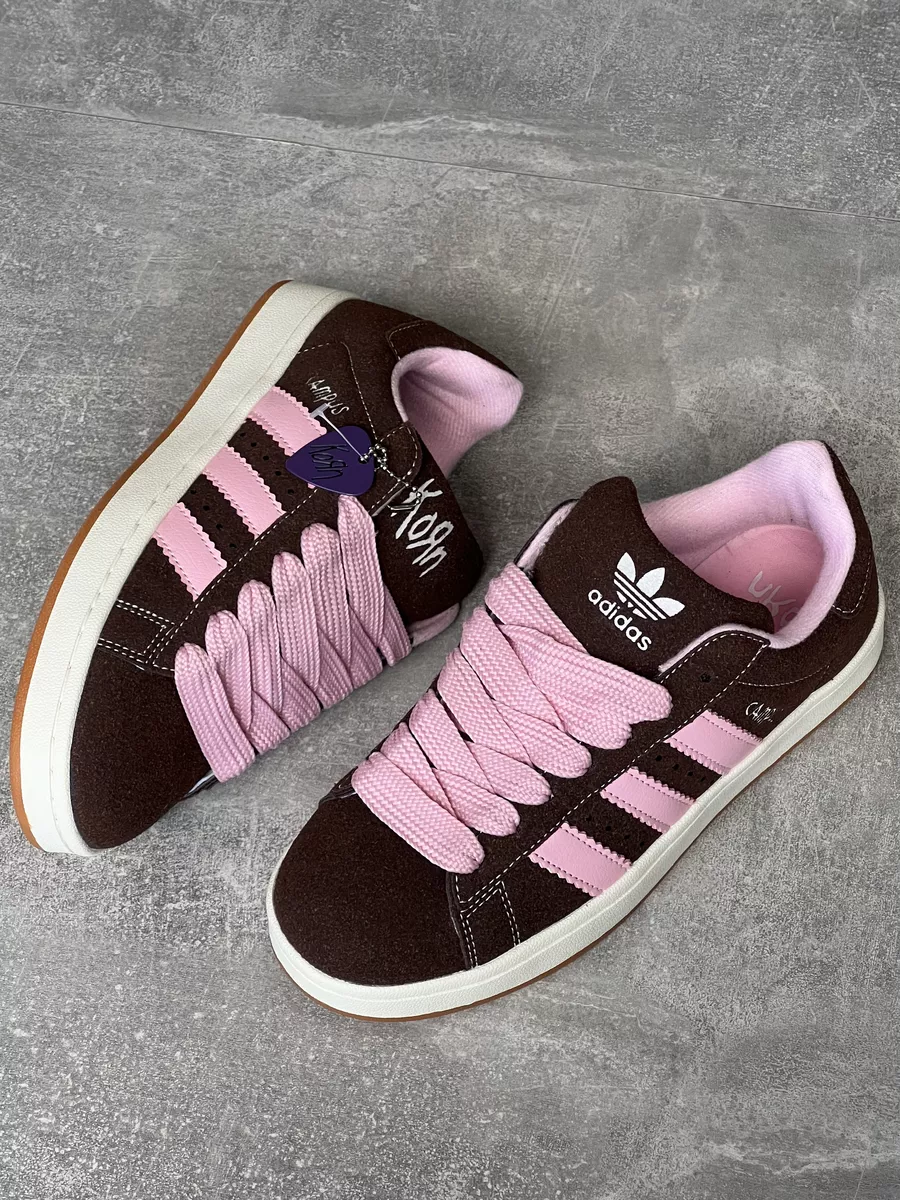 Adidas campus grise et rose hotsell